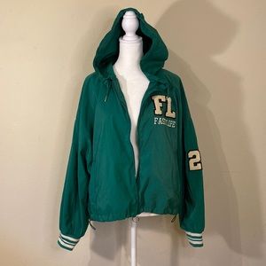 Green Bomber Jacket, excellent condition